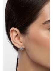 Сережки пусети SER-13600 Сріблястий