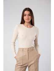 Лонгслів 6785 Бежевий Світло бежевий one size