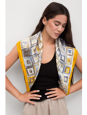 Хустка атласна APL-4444 Жовтий