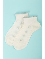 Шкарпетки SH-12-49 Молочний Молочно-бірюзовий 1