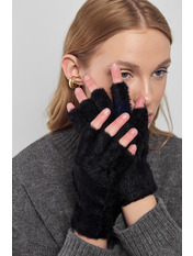 Мітенки X2351 one size Чорний Чорний one size