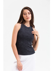 Топ трикотажний FUT-1451 Графіт Сірий S