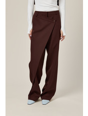 Штани з костюмної тканини BR-720 M Коричневий Коричневий M