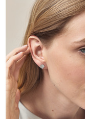 Сережки пусети SER-13688 Сріблястий 2 Сріблястий