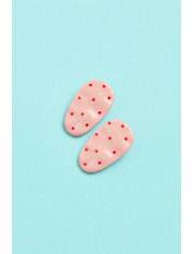 Набір заколок NZAK-0021 Рожевий Рожевий + червоний