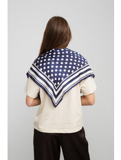 Хустка атласна APL-388 Синій