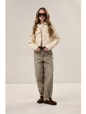 Джинси BR-2952 36 Хакі Сірий Хакі 36