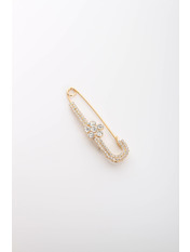 Брошка Відал яя_Длина 7.5(см)/ Ширина 2(см) Золотистий 3 Золотистий