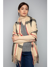 Шарф SH-4116 Білий Молочний