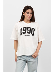 Футболка FUT-251036 Кремовий one size Бежевий Кремовий one size