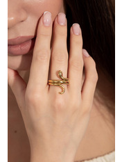 Каблучка KOL-DM-21 Золотистий