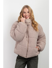 Куртка KR-495 S/M Бежевий Бежевий S/M