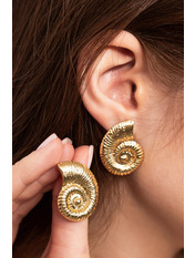 Сережки фігурні SER-13101 Золотистий