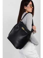 Сумка жіноча з еко-шкіри SYM-25-43 Чорний