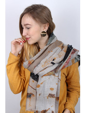 Шарф Беатріс Сірий