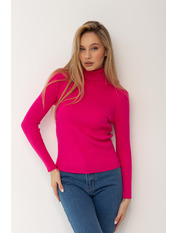 Водолазка з коміром GO-OP2701 Малиновий one size Рожевий
