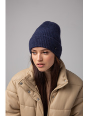Вовняна шапка SHP-47514 Синій