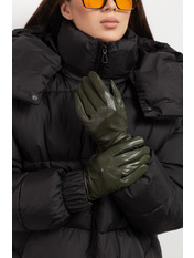 Шкіряні рукавиці RUK-5KX Зелений 8,5 Хакі Хакі 8,5