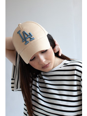 Бейсболка BK-4905 Коричневий Бежевий Сірий 55-56 Бежево-сталева