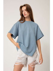 Футболка oversize FUT-455 Синій S