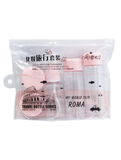 Косметичка KM-2023-3 Рожевий Прозорий