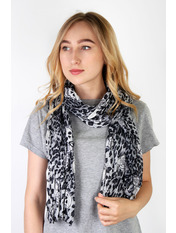 Шарф 258-22 Сірий