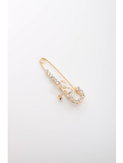 Брошка Відал яя_Длина 7.5(см)/ Ширина 2(см) Золотистий 2 Золотистий