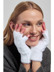 Мітенки X2351 one size Білий, Білий Білий, one size