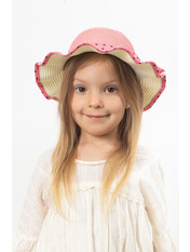 Дитячий капелюх SHL-3991 Темно-рожевий Рожевий