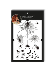 Тимчасове тату набір "Павуки.Кажани" WS-023