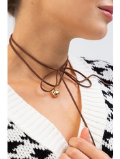 Чокер-сердечко CH-33 Золотистий