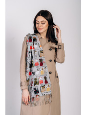 Шарф Хейді Сірий