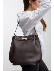 Сумка жіноча з еко-шкіри SYM-25-43 Шоколадний Коричневий