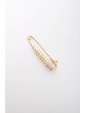 Брошка Відал яя_Длина 7.5(см)/ Ширина 2(см) яя_Золотистый 7 Золотистий