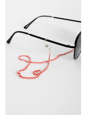 Ланцюжок для окулярів AKS-0016 Червоний яя_Длина 16.4(см)/ Ширина 2(см)