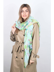 Шарф 10 Світло-блакитний Блакитний яя_180*90