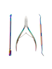 Набір манікюрних інструментів Kalipso Manicure Tools Famo Rainbow