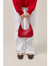 Сумка жіноча з еко-шкіри SYM-24-00 Червоний+золотий Червоний