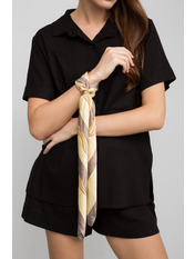 Хустка атласна APL-238288 Жовтий