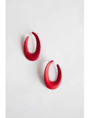 Сережки пусети SER-21227 Червоний
