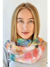 Снуд N-17-008WB Помаранчевий