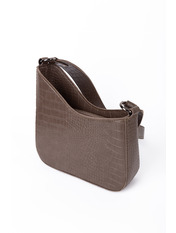 Сумка жіноча SYM-18-42 Коричневий Капучиновий кроко