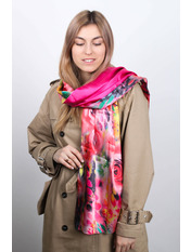 Шарф А-7 Малиновий Рожевий яя_170*76