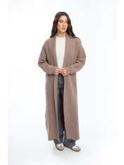 Кардиган  KAR-2476 Капучино one size Коричневий Капучино one size