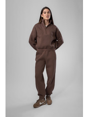 Трикотажний костюм на флісі KT-F-330 Світло-коричневий Коричневий S Світло-коричневий S
