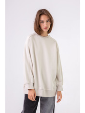 Світшот KOF-641 Світло-сірий Сірий XS