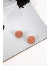 Сережки пусети SER-21270 Рожевий Пудровий