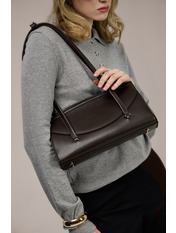 Сумка жіноча з еко-шкіри SYM-10312 Шоколадний Коричневий