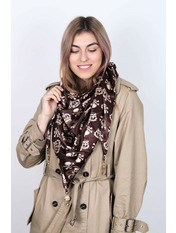 Косинка атласна Нірда Коричневий