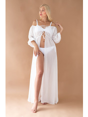 Туніка пляжна Кілі Білий one size